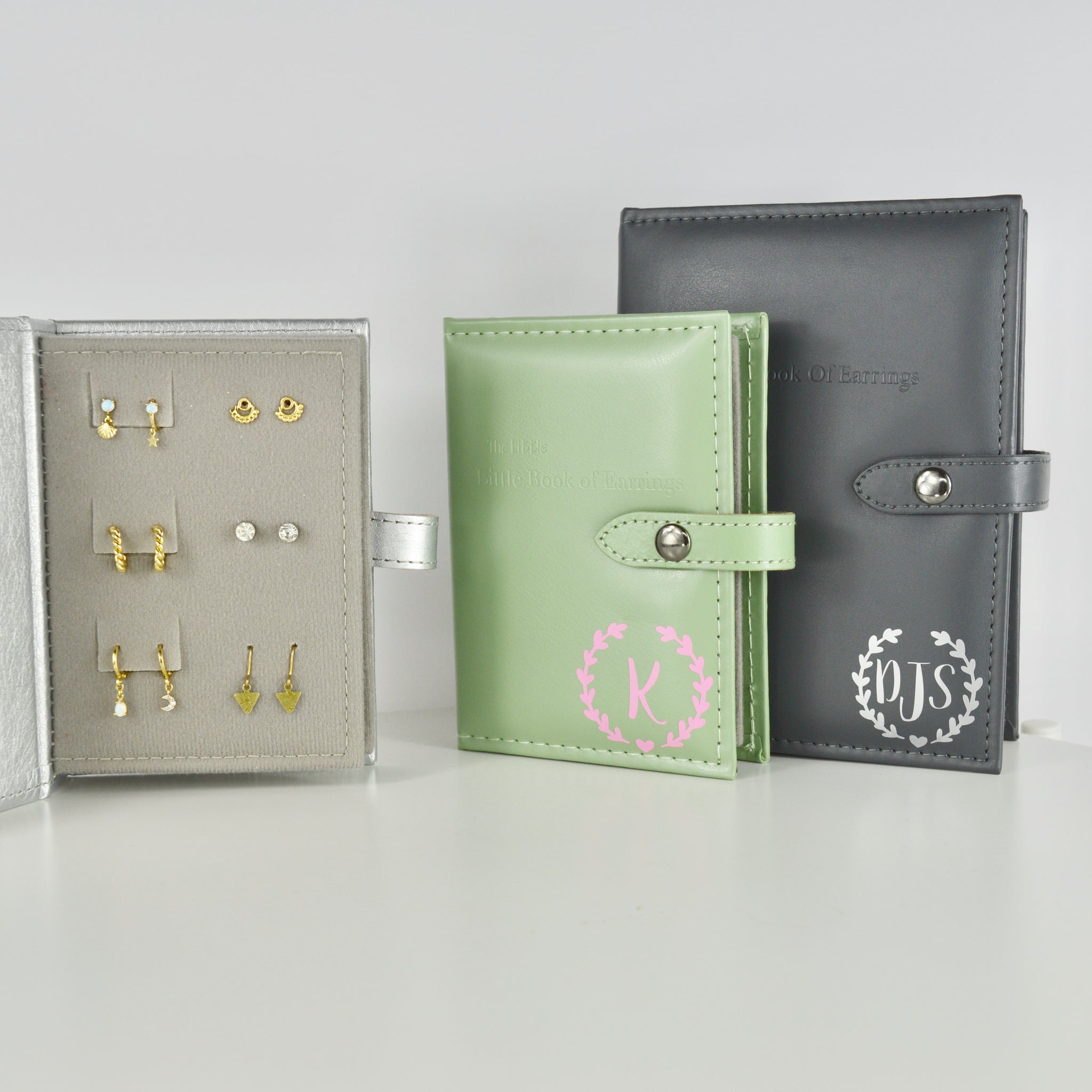 Little Book of Earrings Storage - Silver | eBay